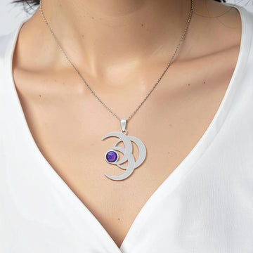 Blue Moon Silver Pendant TPD4058